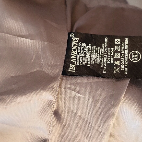 ANTHROPOLOGIE | BLANKNYC | 2X XXL | Life Changer Vegan Leather Zip Moto Jacket - Picture 17 of 17